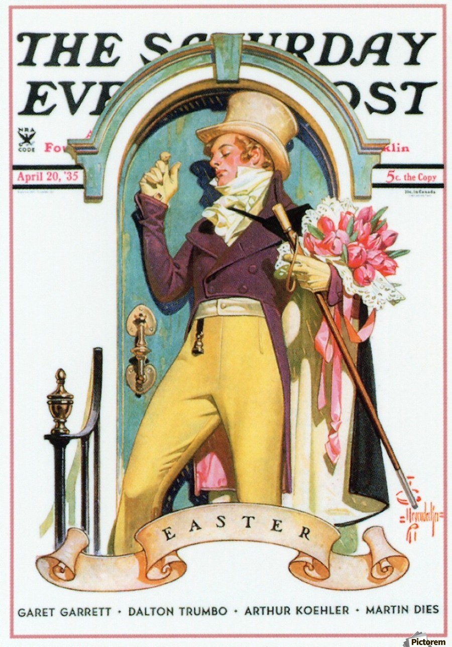 The Saturday Evening Post, Cover, April 20, 1935 by VINTAGE POSTER